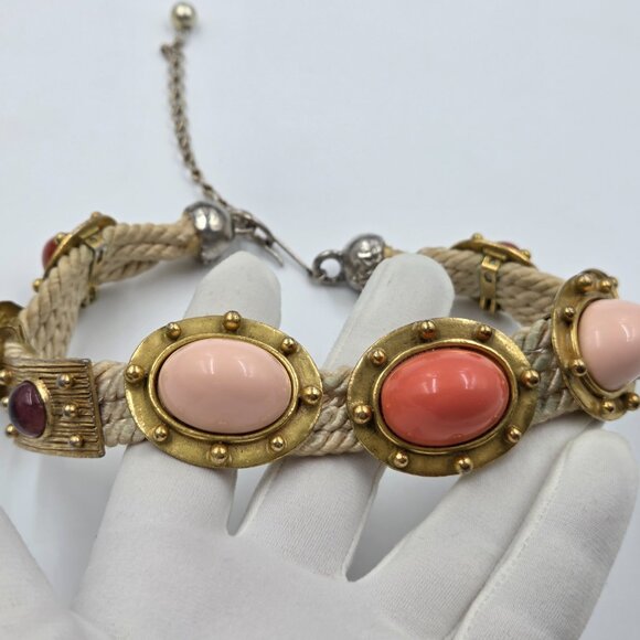 Vintage Bill Smith for Richelieu Statement Necklace Late 1960s - Picture 7 of 16